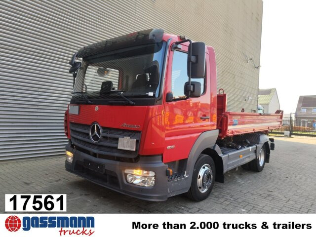 Mercedes-Benz Atego 818 K 4x2, Meiller-Kipper, 2 x AHK - Truk jungkit: gambar 1 Mercedes-Benz Atego 818 K 4x2, Meiller-Kipper, 2 x AHK - Truk jungkit: gambar 1