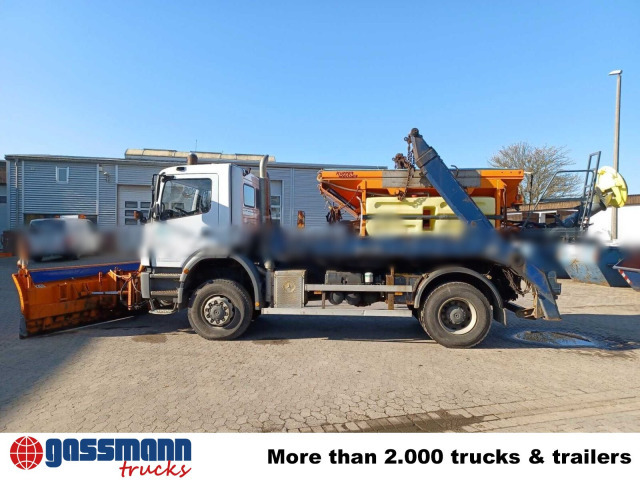 Mercedes-Benz Axor 1824 4x4, Tele-Absetzer, - Truk skip loader: gambar 2 Mercedes-Benz Axor 1824 4x4, Tele-Absetzer, - Truk skip loader: gambar 2
