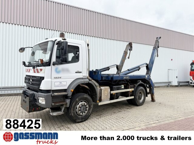 Mercedes-Benz Axor 1824 AK 4x4, Tele-Absetzer, - Truk skip loader: gambar 1 Mercedes-Benz Axor 1824 AK 4x4, Tele-Absetzer, - Truk skip loader: gambar 1