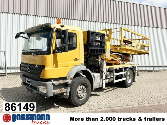 Mercedes-Benz Axor 1824 K 4x2, AMV Hubsteiger + Kompressor, - Platform udara yang dipasang di truk: gambar 1 Mercedes-Benz Axor 1824 K 4x2, AMV Hubsteiger + Kompressor, - Platform udara yang dipasang di truk: gambar 1