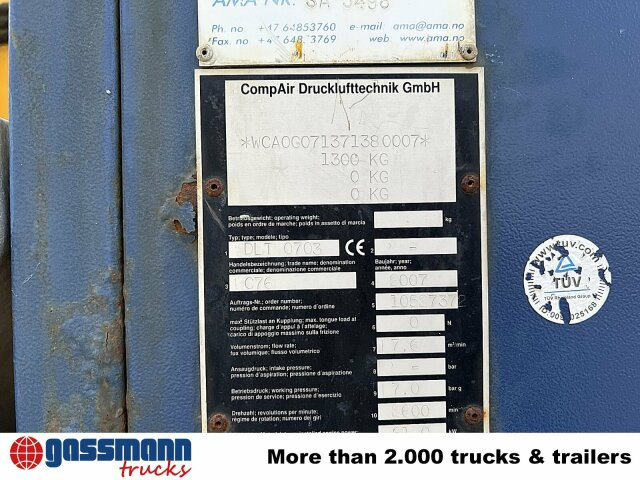 Mercedes-Benz Axor 1824 K 4x2, AMV Hubsteiger + Kompressor, - Platform udara yang dipasang di truk: gambar 2 Mercedes-Benz Axor 1824 K 4x2, AMV Hubsteiger + Kompressor, - Platform udara yang dipasang di truk: gambar 2