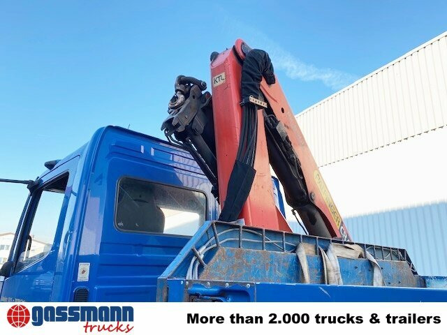 Mercedes-Benz Axor 1828 L 4x2 mit Kran Palfinger PK 9501, Funk - Truk flatbed, Truk derek: gambar 2 Mercedes-Benz Axor 1828 L 4x2 mit Kran Palfinger PK 9501, Funk - Truk flatbed, Truk derek: gambar 2