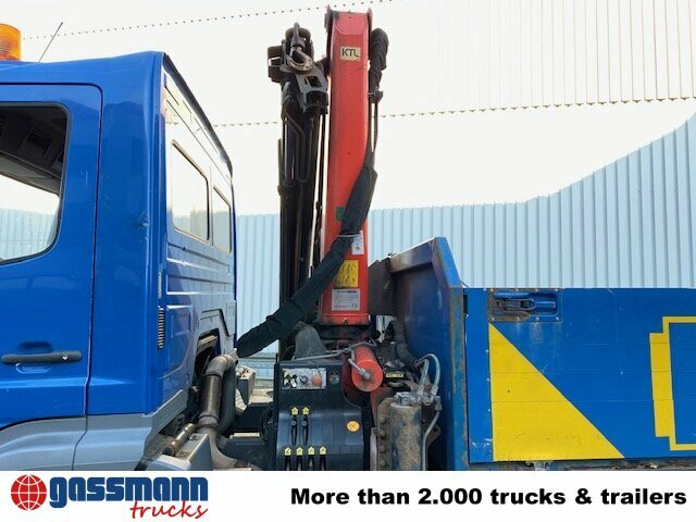 Mercedes-Benz Axor 1828 L 4x2 mit Kran Palfinger PK 9501, Funk - Truk flatbed, Truk derek: gambar 3 Mercedes-Benz Axor 1828 L 4x2 mit Kran Palfinger PK 9501, Funk - Truk flatbed, Truk derek: gambar 3