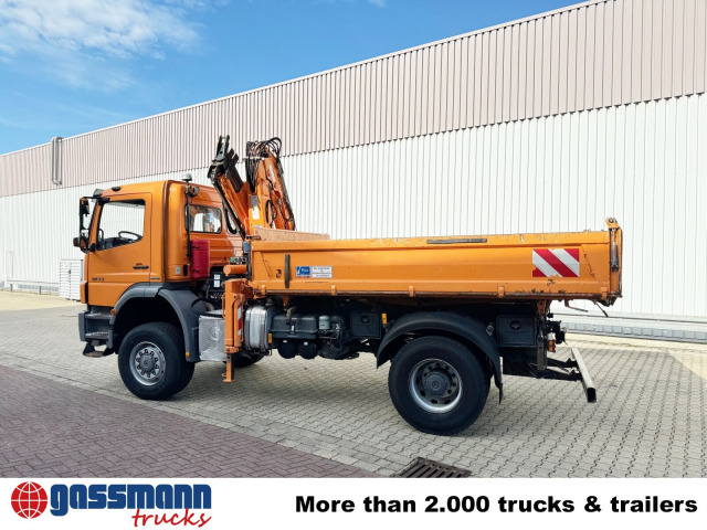Mercedes-Benz Axor 1833 AK 4x4, Winterdienstausstattung, Kran - Truk jungkit, Truk derek: gambar 2 Mercedes-Benz Axor 1833 AK 4x4, Winterdienstausstattung, Kran - Truk jungkit, Truk derek: gambar 2