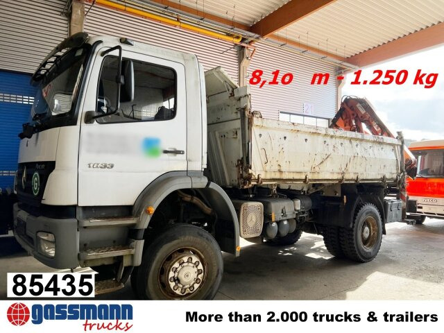 Mercedes-Benz Axor 1833 AK 4x4 mit Heckkran Atlas 105.2-A2L - Truk jungkit, Truk derek: gambar 1 Mercedes-Benz Axor 1833 AK 4x4 mit Heckkran Atlas 105.2-A2L - Truk jungkit, Truk derek: gambar 1