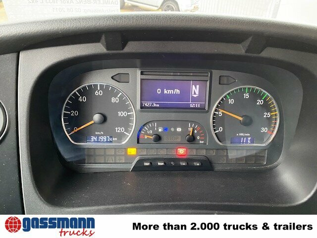 Mercedes-Benz Axor 1833 L 4x2 mit Heckkran Hiab XS 133 K-2 - Truk flatbed, Truk derek: gambar 4 Mercedes-Benz Axor 1833 L 4x2 mit Heckkran Hiab XS 133 K-2 - Truk flatbed, Truk derek: gambar 4