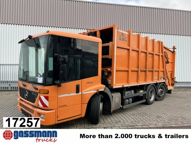 Mercedes-Benz Econic 2629 LL 6x2/4 NLA, EEV, Lenkachse, Haller - Truk sampah: gambar 1 Mercedes-Benz Econic 2629 LL 6x2/4 NLA, EEV, Lenkachse, Haller - Truk sampah: gambar 1