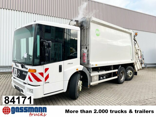 Mercedes-Benz Econic 2633 L/NLA 6x2/4, Lenkachse, - Truk sampah: gambar 1 Mercedes-Benz Econic 2633 L/NLA 6x2/4, Lenkachse, - Truk sampah: gambar 1