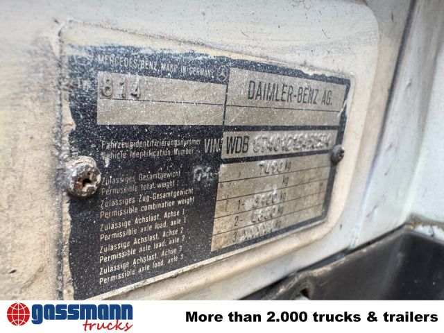 Mercedes-Benz LK 814 4x2, 6-Zylinder, City-Abroller - Hook lift: gambar 3 Mercedes-Benz LK 814 4x2, 6-Zylinder, City-Abroller - Hook lift: gambar 3