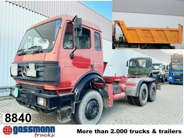 Mercedes-Benz SK II 25/2634 K 6x4, Stahlmulde ca. 13m³ - Truk jungkit: gambar 1 Mercedes-Benz SK II 25/2634 K 6x4, Stahlmulde ca. 13m³ - Truk jungkit: gambar 1