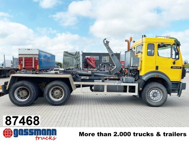 Mercedes-Benz SK II 2631 6x4, Winterdienstausstattung - Hook lift: gambar 1 Mercedes-Benz SK II 2631 6x4, Winterdienstausstattung - Hook lift: gambar 1