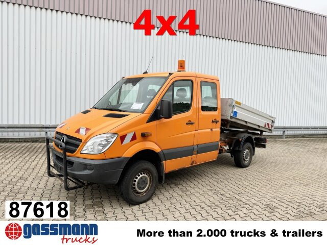 Mercedes-Benz Sprinter 313 CDI 4x4 Doka, Kipper, AT-Motor! - Van flatbed, Van kombi: gambar 1 Mercedes-Benz Sprinter 313 CDI 4x4 Doka, Kipper, AT-Motor! - Van flatbed, Van kombi: gambar 1