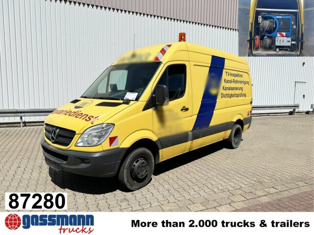 Mercedes-Benz Sprinter 516 KA 4x2, KaRo Hochdruckspüler - Penyapu jalan: gambar 1 Mercedes-Benz Sprinter 516 KA 4x2, KaRo Hochdruckspüler - Penyapu jalan: gambar 1