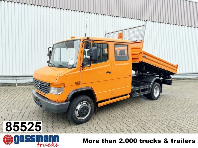 Mercedes-Benz Vario 816 D 4x2 Doka, 2x AHK, Meiller Kipper, - Van jungkit, Van kombi: gambar 1 Mercedes-Benz Vario 816 D 4x2 Doka, 2x AHK, Meiller Kipper, - Van jungkit, Van kombi: gambar 1