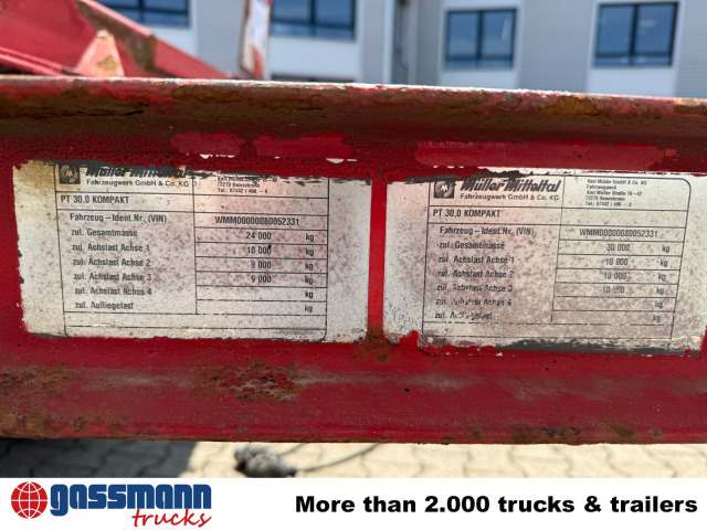 Müller-Mitteltal PT 30,0 Kompakt, verbr. auf 3m - Trailer low bed: gambar 4 Müller-Mitteltal PT 30,0 Kompakt, verbr. auf 3m - Trailer low bed: gambar 4