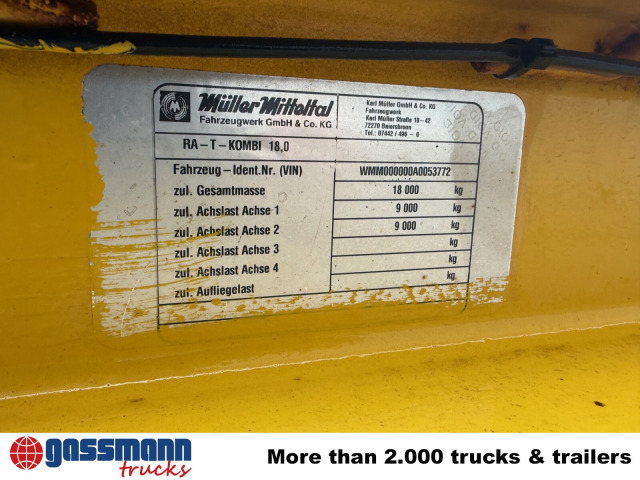 Müller-Mitteltal RA-T-Kombi 18,0 - Trailer lewati: gambar 4 Müller-Mitteltal RA-T-Kombi 18,0 - Trailer lewati: gambar 4