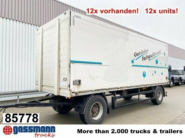 Orten PRASQ 18 Getränkeanhänger, Stapleraufnahme, - Trailer kotak tertutup: gambar 1 Orten PRASQ 18 Getränkeanhänger, Stapleraufnahme, - Trailer kotak tertutup: gambar 1