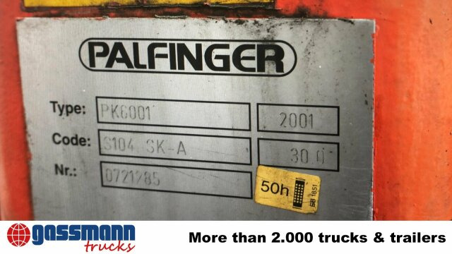 Renault D 180.75 4x2 mit Kran Palfinger PK6001 - Truk flatbed, Truk derek: gambar 3 Renault D 180.75 4x2 mit Kran Palfinger PK6001 - Truk flatbed, Truk derek: gambar 3