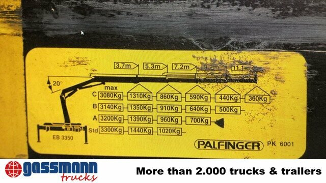 Renault D 180.75 4x2 mit Kran Palfinger PK6001 - Truk flatbed, Truk derek: gambar 4 Renault D 180.75 4x2 mit Kran Palfinger PK6001 - Truk flatbed, Truk derek: gambar 4