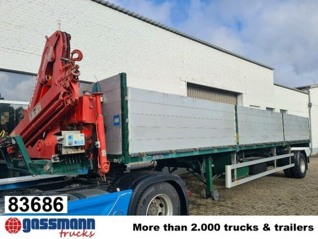 SCHELLING 504 H 22 mit Kran Ferrari 708, 7m/t - Semi-trailer flatbed: gambar 1 SCHELLING 504 H 22 mit Kran Ferrari 708, 7m/t - Semi-trailer flatbed: gambar 1
