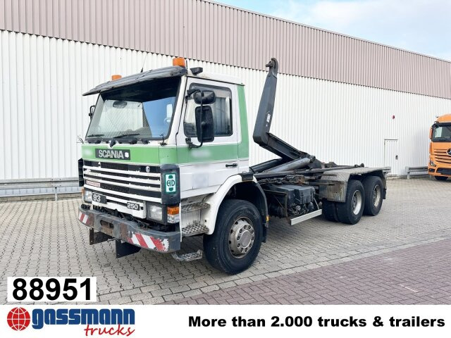 Scania P93 HK 250 6x4L, Abrollkipper - Hook lift: gambar 1 Scania P93 HK 250 6x4L, Abrollkipper - Hook lift: gambar 1