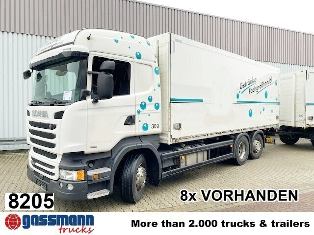 Scania R450 LB 6x2-4 Getränkekoffer, Retarder, - Truk box: gambar 1 Scania R450 LB 6x2-4 Getränkekoffer, Retarder, - Truk box: gambar 1