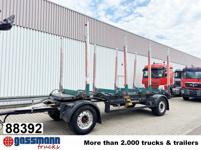 Schwarzmüller 2-Achs Holzanhänger - Trailer pengangkut kayu: gambar 1 Schwarzmüller 2-Achs Holzanhänger - Trailer pengangkut kayu: gambar 1