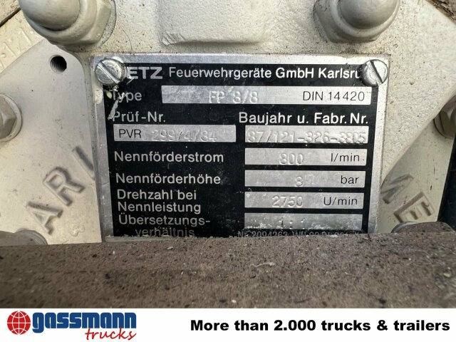 Unimog U 1300 L 435/11 4x4, Bundeswehr-Feuerwehr - Truk pemadam kebakaran: gambar 2 Unimog U 1300 L 435/11 4x4, Bundeswehr-Feuerwehr - Truk pemadam kebakaran: gambar 2