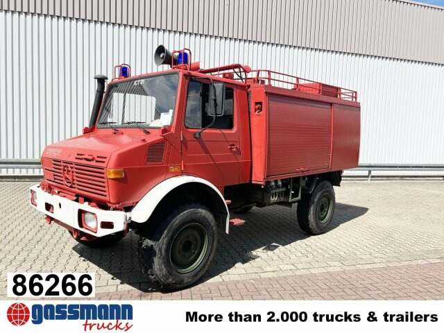Unimog U 1300 L 435/11 4x4, Bundeswehr-Feuerwehr - Truk pemadam kebakaran: gambar 1 Unimog U 1300 L 435/11 4x4, Bundeswehr-Feuerwehr - Truk pemadam kebakaran: gambar 1