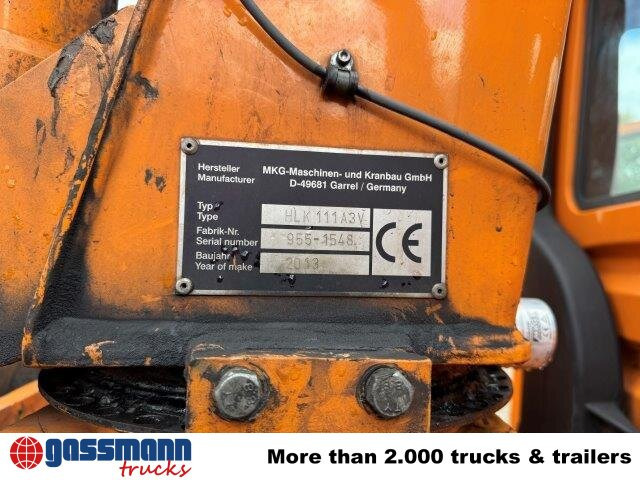 Unimog U400 4x4, Frontzapfwelle, Kipper, Kran MKG HKL - Truk jungkit, Truk derek: gambar 3 Unimog U400 4x4, Frontzapfwelle, Kipper, Kran MKG HKL - Truk jungkit, Truk derek: gambar 3