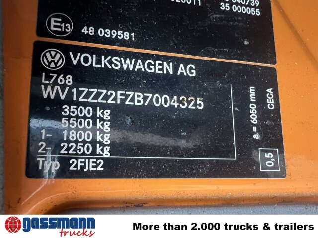 Volkswagen Crafter 2.5 TDI 4x2 Doka, Meiller Kipper - Truk jungkit: gambar 2 Volkswagen Crafter 2.5 TDI 4x2 Doka, Meiller Kipper - Truk jungkit: gambar 2
