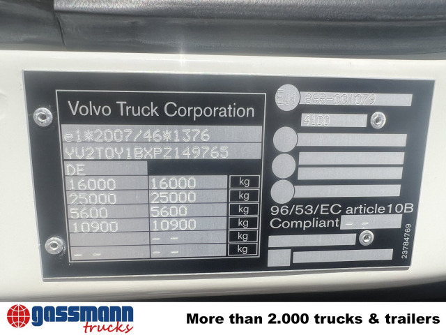 Volvo FL 280 4x4, Nebenantrieb - Truk sasis: gambar 4 Volvo FL 280 4x4, Nebenantrieb - Truk sasis: gambar 4