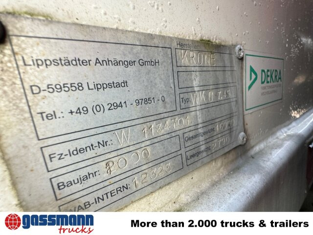 WKO 7.45 Wechselbrücke, Rolltor, Ex-Fahrschule, - Tukar tubuh box: gambar 4 WKO 7.45 Wechselbrücke, Rolltor, Ex-Fahrschule, - Tukar tubuh box: gambar 4