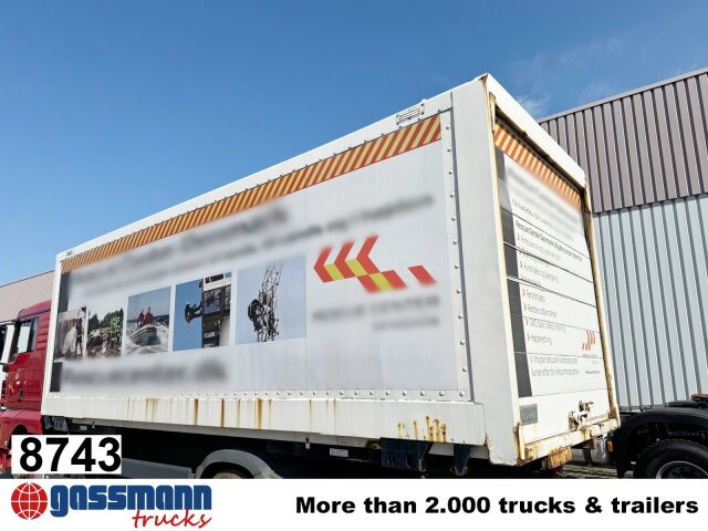 WKO 7.45 Wechselbrücke, Rolltor, Ex-Fahrschule, - Tukar tubuh box: gambar 1 WKO 7.45 Wechselbrücke, Rolltor, Ex-Fahrschule, - Tukar tubuh box: gambar 1