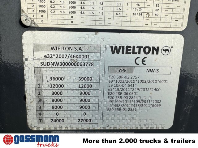 Wielton NW-3, Liftachse, Stahlmulde ca. 26m³ - Semi-trailer jungkit: gambar 2 Wielton NW-3, Liftachse, Stahlmulde ca. 26m³ - Semi-trailer jungkit: gambar 2