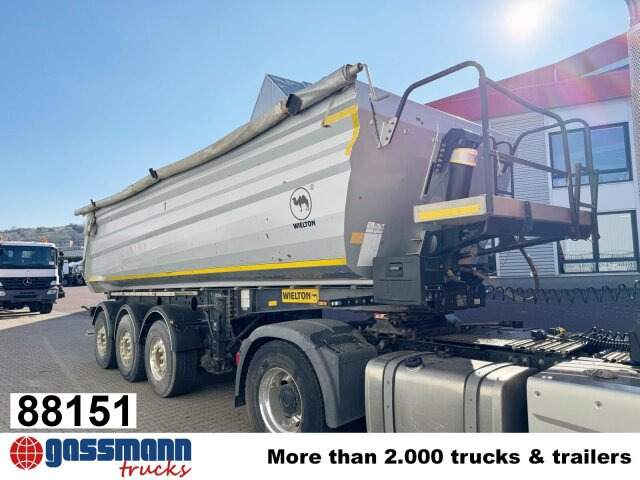 Wielton NW-3, Liftachse, Stahlmulde ca. 26m³ - Semi-trailer jungkit: gambar 1 Wielton NW-3, Liftachse, Stahlmulde ca. 26m³ - Semi-trailer jungkit: gambar 1