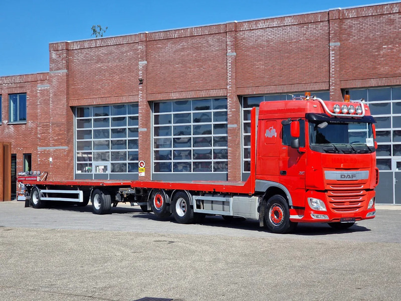 DAF XF 410 6x2 SpaceCab - Flatbed - Euro 6 + 2 axle trailer BPW - Truk flatbed: gambar 1 DAF XF 410 6x2 SpaceCab - Flatbed - Euro 6 + 2 axle trailer BPW - Truk flatbed: gambar 1