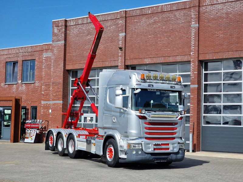 Scania R490 8x4*4 - HIAB XR24SL58 24T hooklift - Euro 6 - Full air - Steering axle - Hook lift: gambar 1 Scania R490 8x4*4 - HIAB XR24SL58 24T hooklift - Euro 6 - Full air - Steering axle - Hook lift: gambar 1