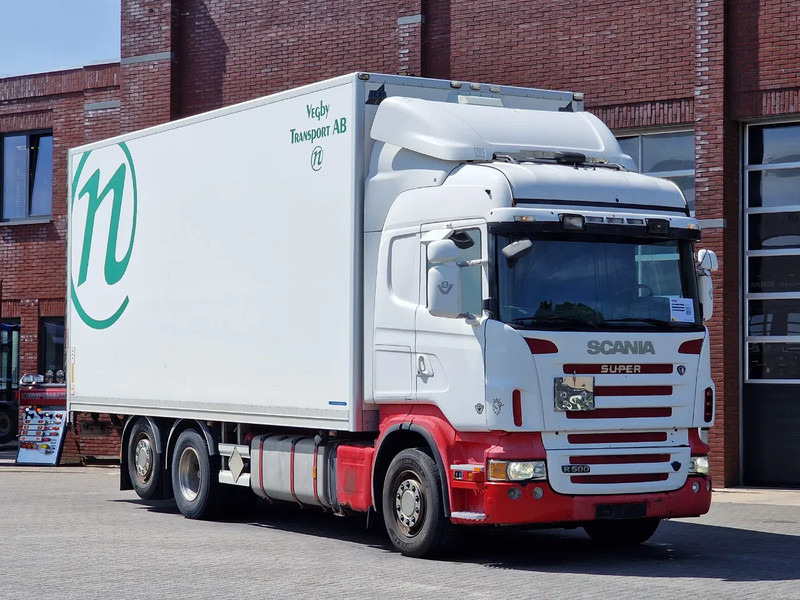 Scania R500 V8 Highline 6x2*4 - Box with side doors - Loadlift - Manual gearbox with retarder - Full air - Steering axle - Truk box: gambar 1 Scania R500 V8 Highline 6x2*4 - Box with side doors - Loadlift - Manual gearbox with retarder - Full air - Steering axle - Truk box: gambar 1