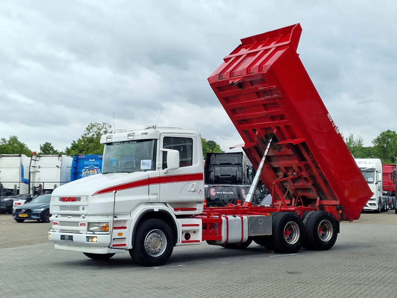Scania T124-470 6x2 - Tipper - Manual gearbox - Full steel - Robson Drive - New Engine - Torpedo/Hauber - Truk jungkit: gambar 4 Scania T124-470 6x2 - Tipper - Manual gearbox - Full steel - Robson Drive - New Engine - Torpedo/Hauber - Truk jungkit: gambar 4