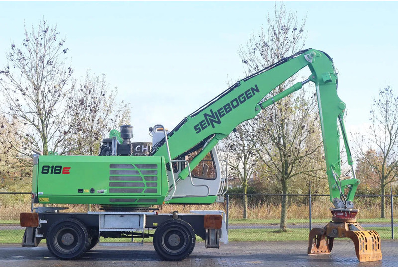 Sennebogen 818 E K9 ULM | SORTING GRAB | GOOD TIRES - Ekskavator roda: gambar 4 Sennebogen 818 E K9 ULM | SORTING GRAB | GOOD TIRES - Ekskavator roda: gambar 4