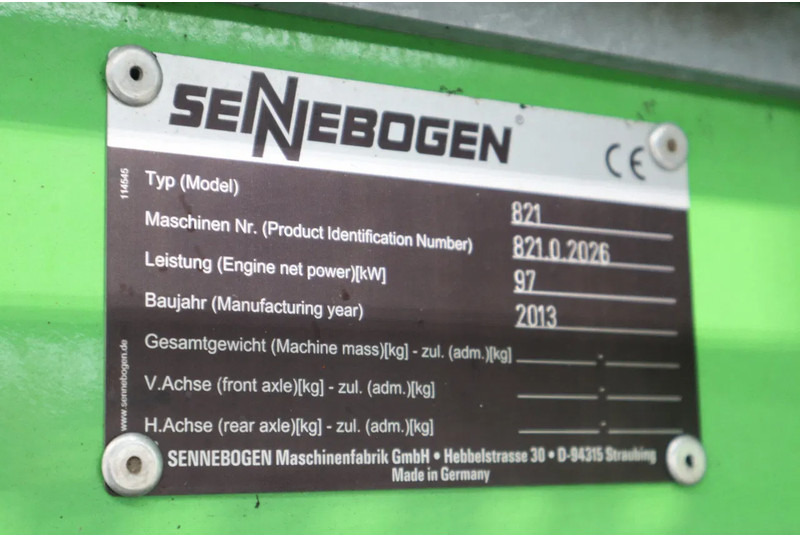 Mesin pengisi Sennebogen 821E | 821 E | SORTING GRAB | DOZERBLADE | GREAT CONDITION: gambar 20