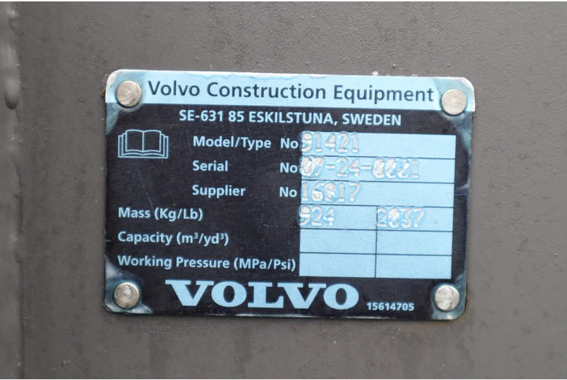 Garpu rumput untuk Peralatan untuk menangani material Volvo 91421 | STONE FORKS | VORKENBORD | GABEL | L150 - L220: gambar 12