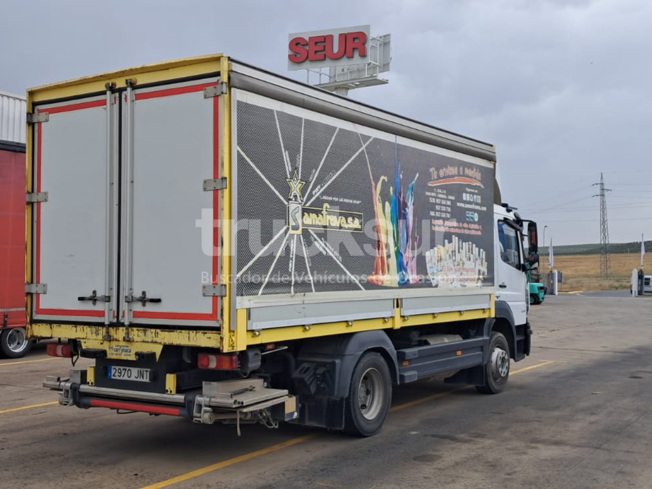 MERCEDES ATEGO 1224L - Truk dengan terpal samping: gambar 3 MERCEDES ATEGO 1224L - Truk dengan terpal samping: gambar 3