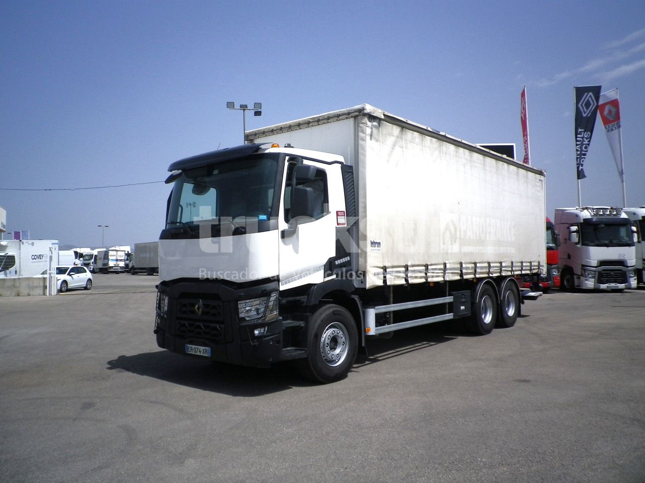 RENAULT C380.26 - Truk dengan terpal samping: gambar 1 RENAULT C380.26 - Truk dengan terpal samping: gambar 1