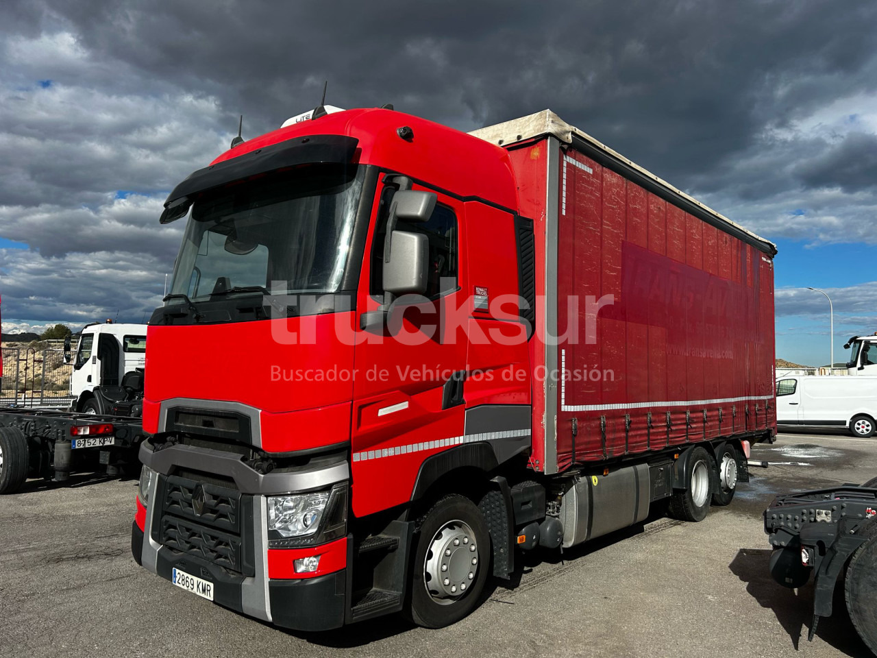 RENAULT T480 HIGH SLEEPER CAB 6X2*4 ejes 6x2*4 - Truk dengan terpal samping: gambar 1 RENAULT T480 HIGH SLEEPER CAB 6X2*4 ejes 6x2*4 - Truk dengan terpal samping: gambar 1