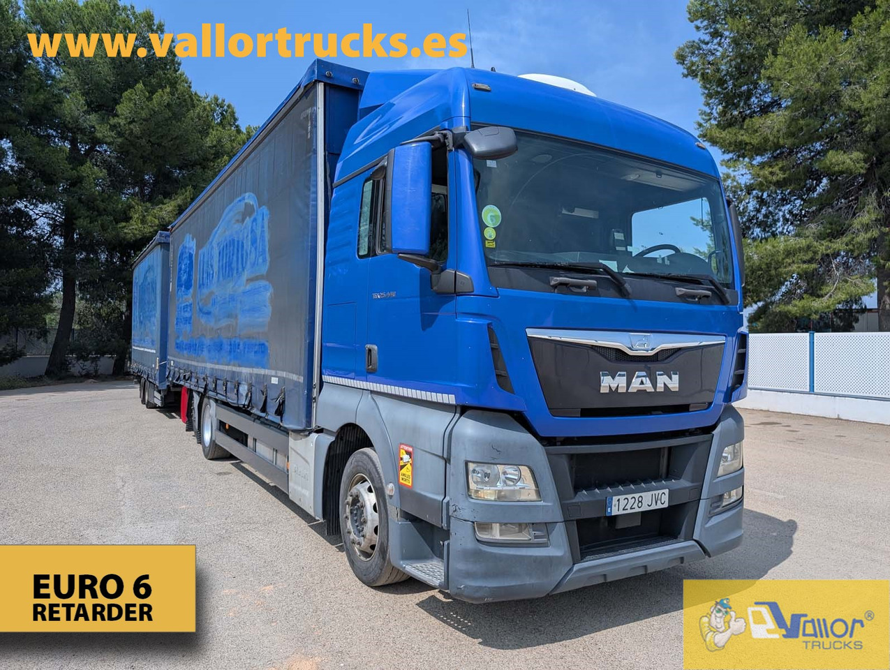 MAN TGX 26.440 - ROAD TRAIN - Truk dengan terpal samping: gambar 2 MAN TGX 26.440 - ROAD TRAIN - Truk dengan terpal samping: gambar 2