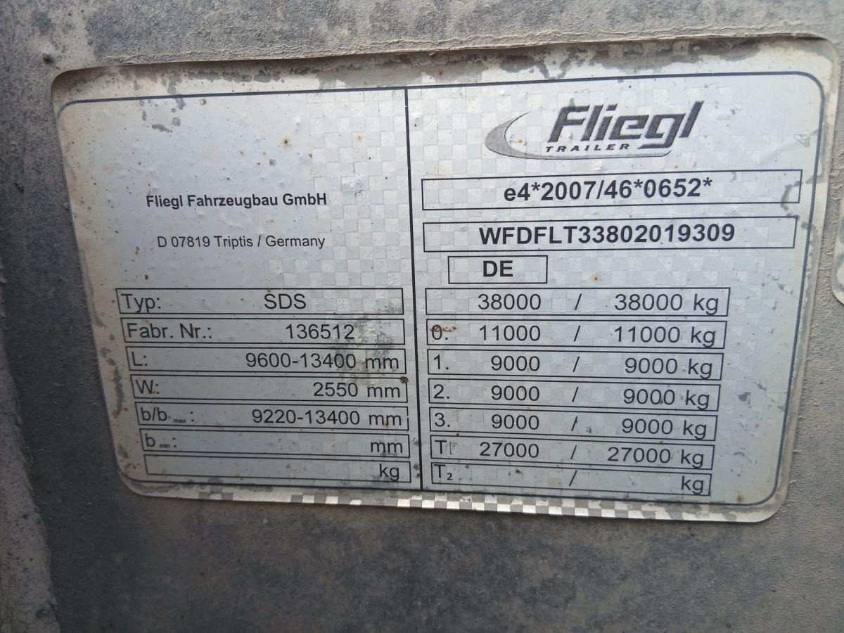 Semi-trailer pengangkut mobil Fliegl: gambar 14
