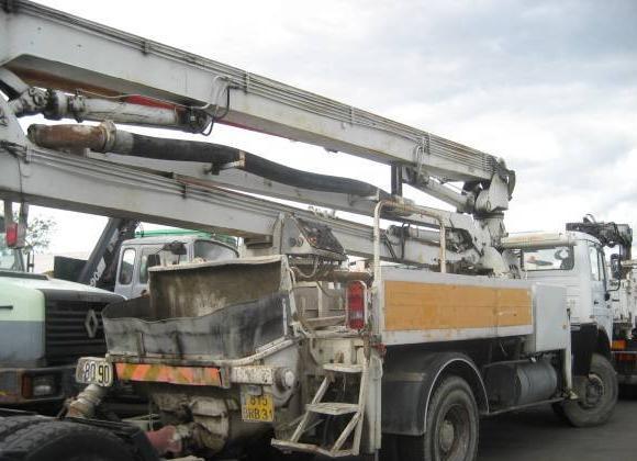 Mercedes SK 1922 - Truk pompa beton: gambar 2 Mercedes SK 1922 - Truk pompa beton: gambar 2