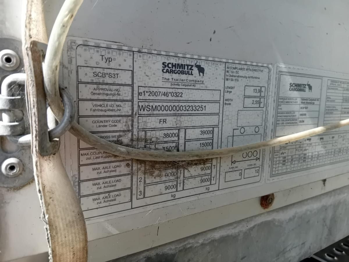 Schmitz Cargobull - Semi-trailer dengan terpal samping: gambar 3 Schmitz Cargobull - Semi-trailer dengan terpal samping: gambar 3